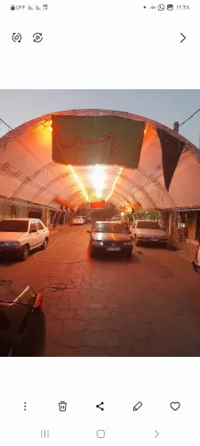 اجاره اسپیس چادراستیج قاب بنر موکبهای اربعین