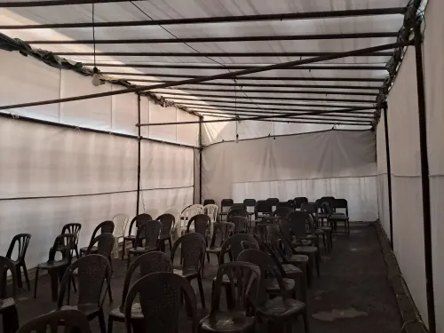 اجاره چادر برزنتی نصب،چادرکانتینری، پرده کروماکی